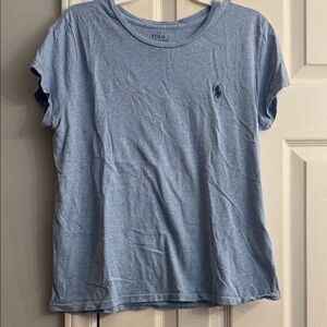 Polo by Ralph Lauren Women's Light Blue Tee